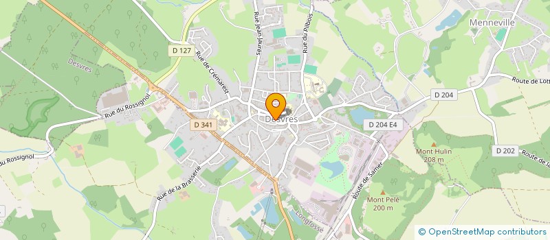 localisation de l'entreprise HCVO  MENNEVILLE