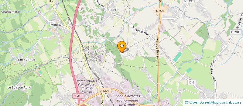 localisation de l'entreprise HCZ  CORNIER