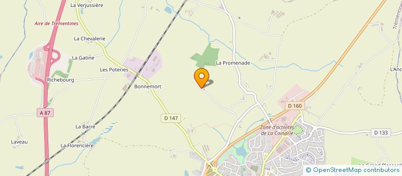 localisation de l'entreprise HD 222  TREMENTINES