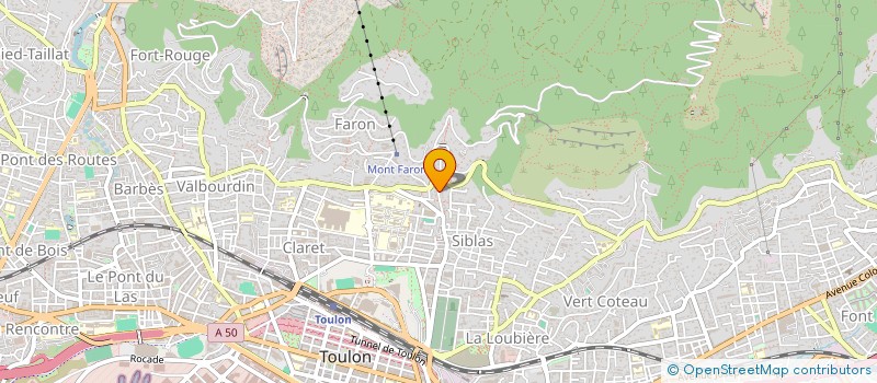 localisation de l'entreprise HD  TOULON