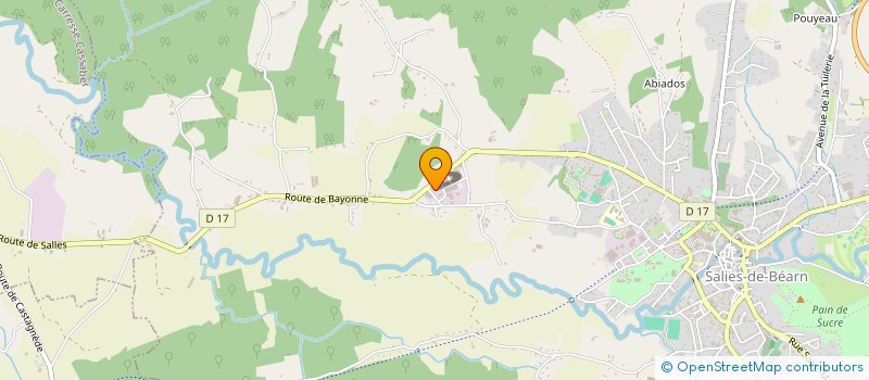 localisation de l'entreprise HD  SALIES-DE-BEARN