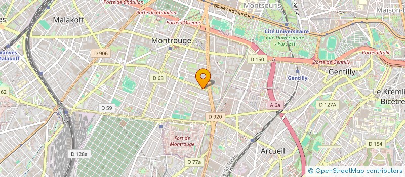localisation de l'entreprise HD à VERSAILLES