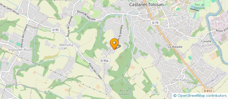 localisation de l'entreprise HD à CASTANET-TOLOSAN