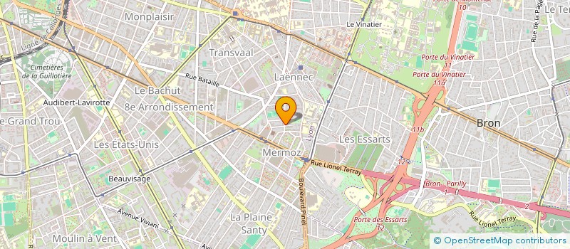 localisation de l'entreprise HD  LYON