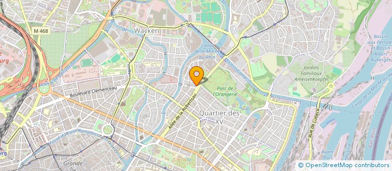 localisation de l'entreprise HD AMENAGEMENT à STRASBOURG