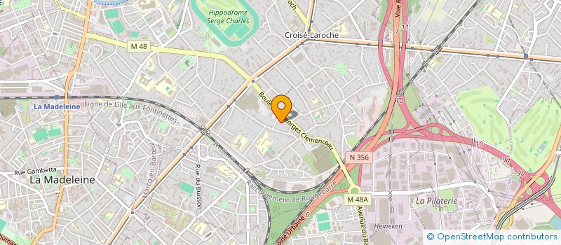 localisation de l'entreprise HD & ASSOCIES à MARCQ-EN-BARŒUL