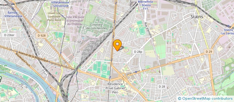 localisation de l'entreprise HD AUTO à PIERREFITTE-SUR-SEINE