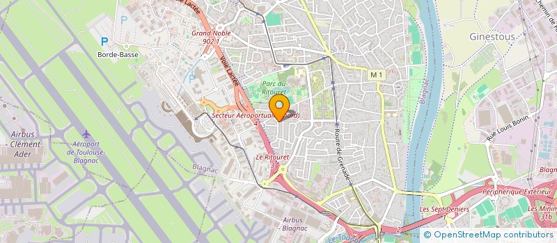 localisation de l'entreprise HD BATIMENT  BLAGNAC