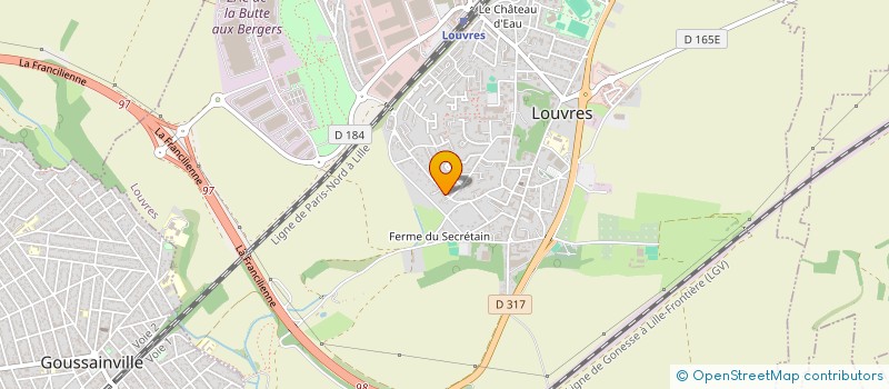 localisation de l'entreprise HD BRIAND  LOUVRES