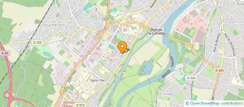 localisation de l'entreprise HD BUSINESS à DOLE
