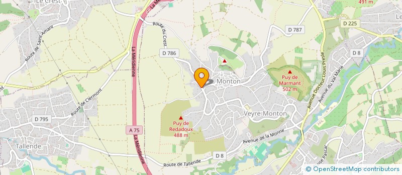 localisation de l'entreprise HD BUSINESS  VEYRE-MONTON