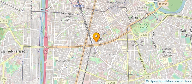 localisation de l'entreprise HD CAFE  GRENOBLE