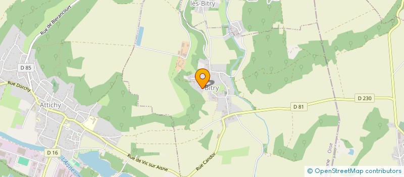 localisation de l'entreprise HD COM UNIQUE  BITRY