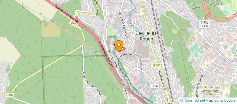 localisation de l'entreprise HD CONCEPT  DEVILLE-LES-ROUEN