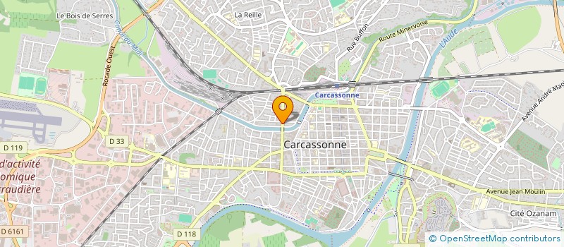 localisation de l'entreprise HD CONCEPT à CARCASSONNE