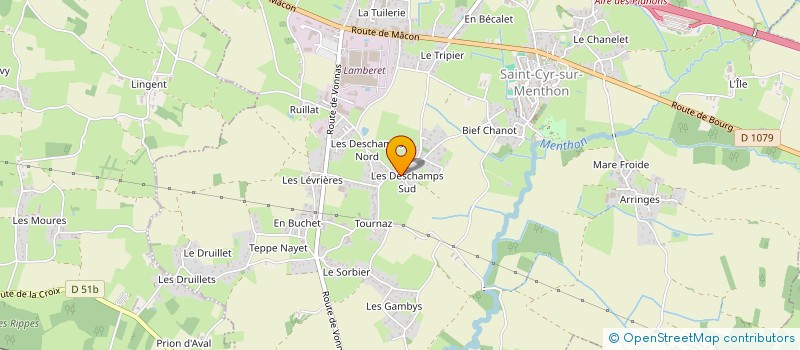 localisation de l'entreprise HD CONCEPT ET DESTOCKAGE  SAINT-CYR-SUR-MENTHON