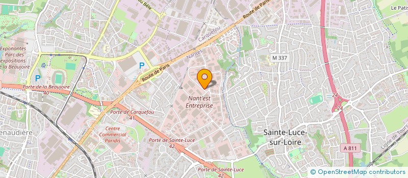 localisation de l'entreprise HD CONSEIL  NANTES