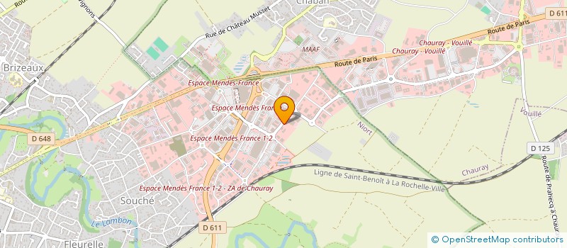 localisation de l'entreprise HD CONSTRUCTION  NIORT