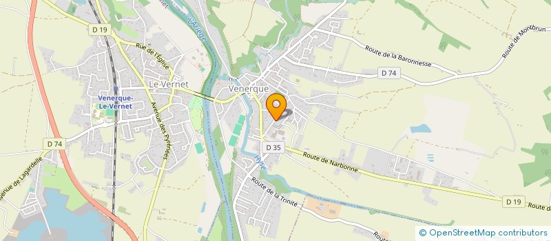 localisation de l'entreprise HD CONSTRUCTION  VERNET