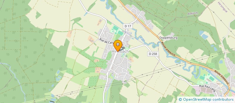 localisation de l'entreprise HD DIAGNOSTICS à HIRTZBACH