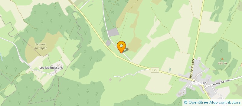 localisation de l'entreprise HD DIFFUSION  OISELAY-ET-GRACHAUX