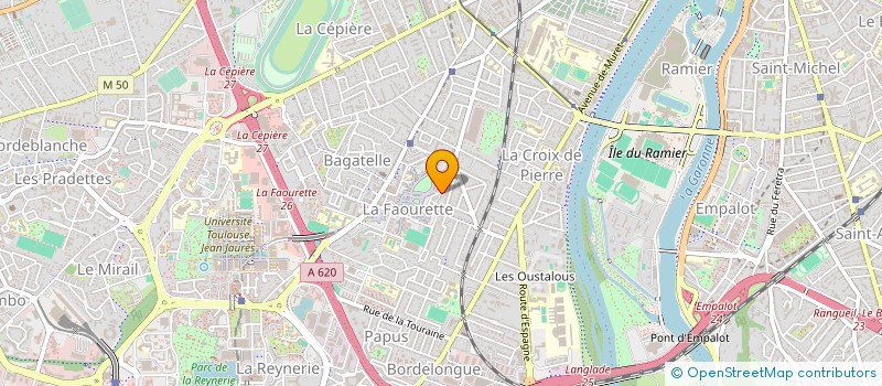 localisation de l'entreprise HD - DIFFUSION à TOULOUSE