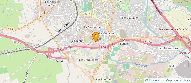 localisation de l'entreprise HD ELECTRICITE à SALON-DE-PROVENCE