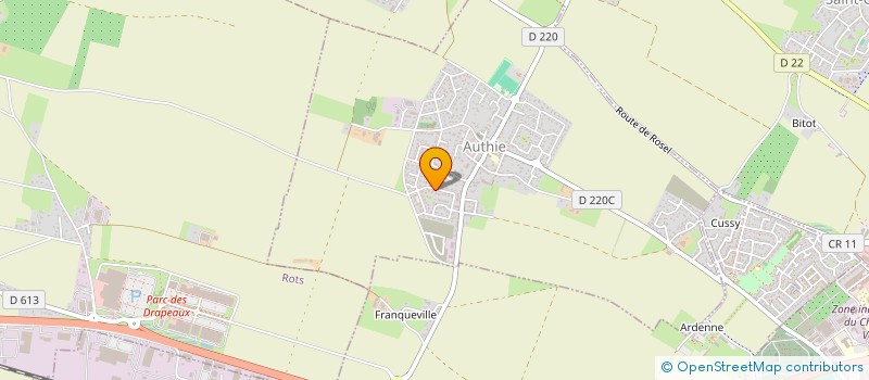 localisation de l'entreprise HD ELECTRICITE  AUTHIE