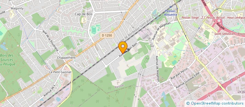 localisation de l'entreprise HD ELECTRIQUE à PESSAC
