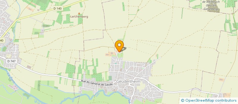 localisation de l'entreprise HD ENERGIE  GEUDERTHEIM