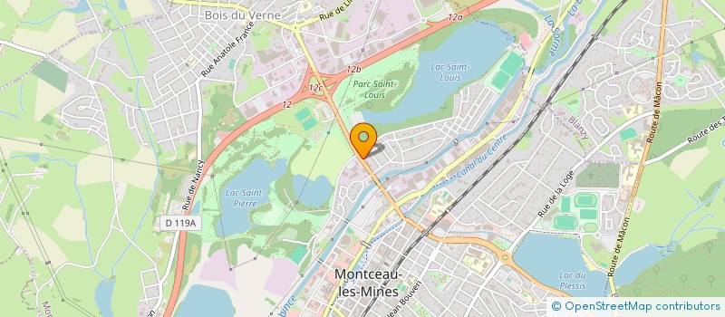 localisation de l'entreprise HD ET FILS  MONTCEAU-LES-MINES