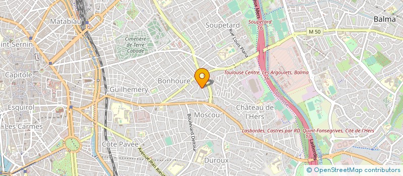 localisation de l'entreprise HD ETANCHEITE à TOULOUSE