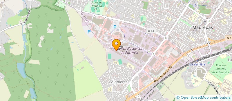 localisation de l'entreprise HD FERMETURES à COIGNIERES