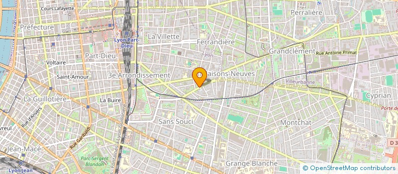 localisation de l'entreprise HD FINANCE  LYON