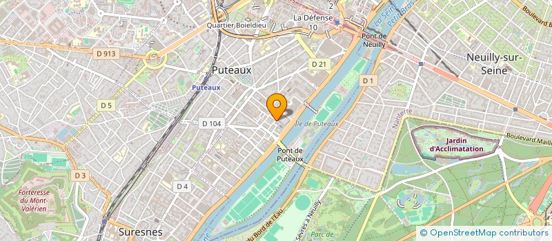 localisation de l'entreprise HD FINANCE & MANAGEMENT  PUTEAUX