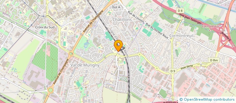 localisation de l'entreprise HD FOOD  REIMS