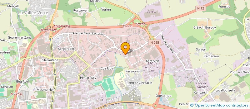 localisation de l'entreprise HD GOULAOUREN  GUIPAVAS