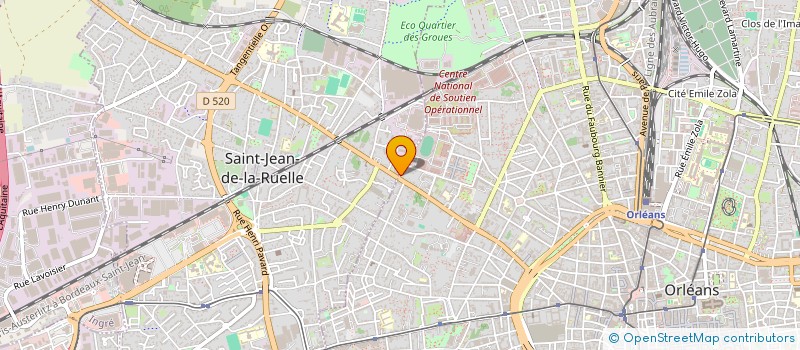 localisation de l'entreprise HD GROUP à ORLEANS
