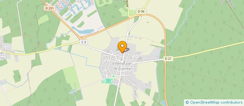 localisation de l'entreprise HD GROUPE  VILLENEUVE-LE-COMTE