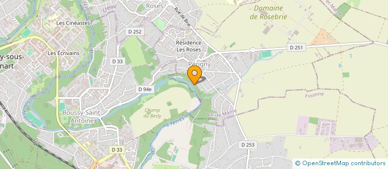 localisation de l'entreprise HD HOLDING  PERIGNY