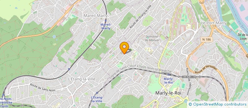 localisation de l'entreprise HD IMMO  MARLY-LE-ROI