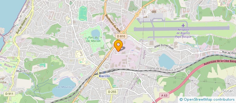 localisation de l'entreprise HD IMMO à BIARRITZ