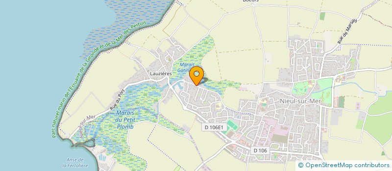 localisation de l'entreprise HD IMMO  NIEUL-SUR-MER