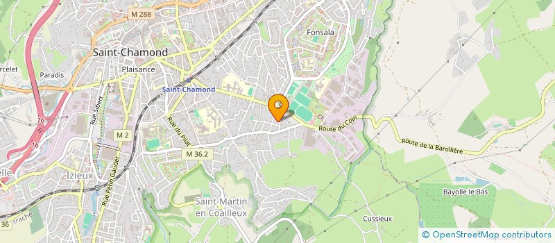 localisation de l'entreprise HD IMMO  SAINT-CHAMOND