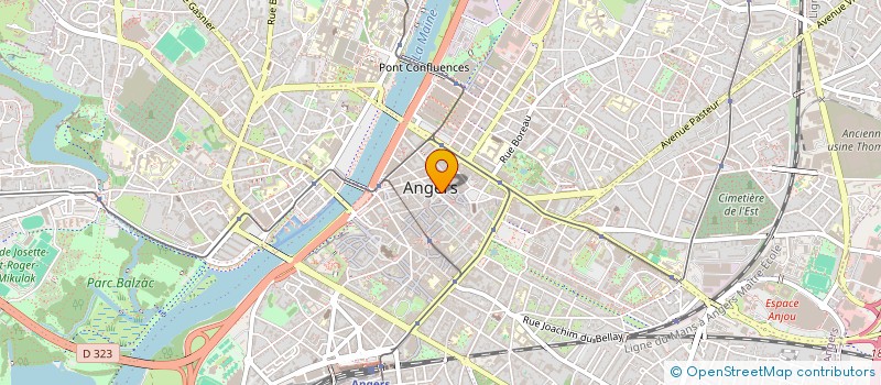 localisation de l'entreprise HD IMMO à ANGERS