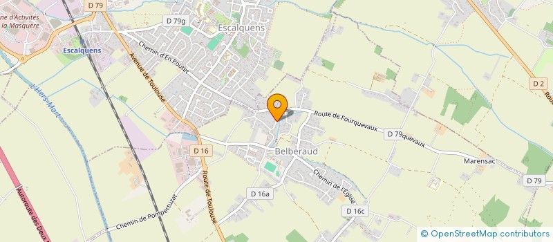 localisation de l'entreprise HD IMMO  BELBERAUD