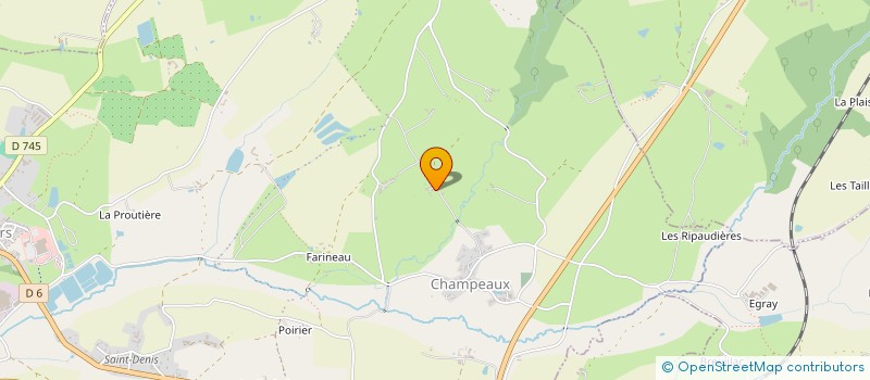 localisation de l'entreprise HD IMMOBILIER  CHAMPDENIERS