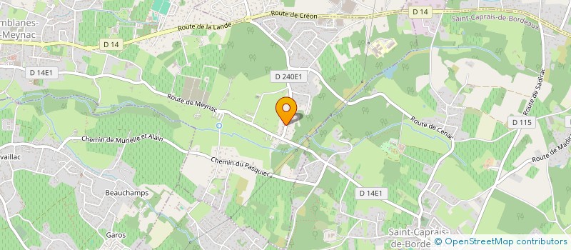 localisation de l'entreprise HD IMMOBILIER  CAMBLANES-ET-MEYNAC