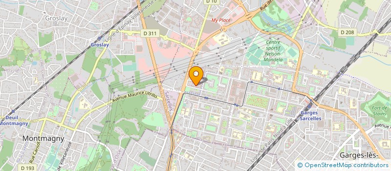 localisation de l'entreprise HD INFINITY à SARCELLES
