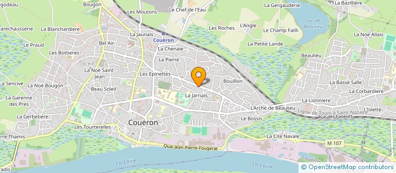 localisation de l'entreprise HD INVEST à BOUGUENAIS